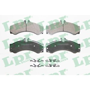 LPR Sada brzdových platničiek kotúčovej brzdy 05P1517