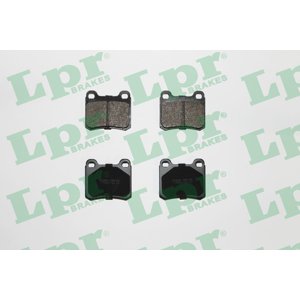 LPR Sada brzdových platničiek kotúčovej brzdy 05P158
