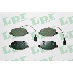 LPR Sada brzdových platničiek kotúčovej brzdy 05P1659