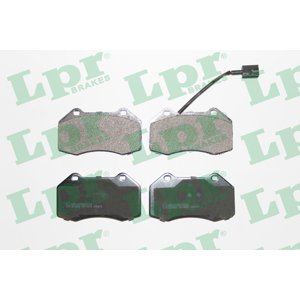 LPR Sada brzdových platničiek kotúčovej brzdy 05P1670