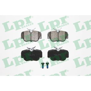 LPR Sada brzdových platničiek kotúčovej brzdy 05P302