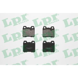 LPR Sada brzdových platničiek kotúčovej brzdy 05P333