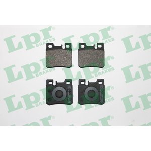 LPR Sada brzdových platničiek kotúčovej brzdy 05P428