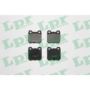 LPR Sada brzdových platničiek kotúčovej brzdy 05P584