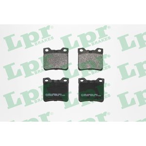 LPR Sada brzdových platničiek kotúčovej brzdy 05P622