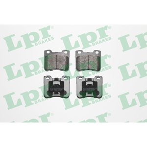 LPR Sada brzdových platničiek kotúčovej brzdy 05P643