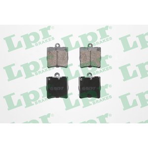 LPR Sada brzdových platničiek kotúčovej brzdy 05P726