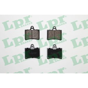 LPR Sada brzdových platničiek kotúčovej brzdy 05P800