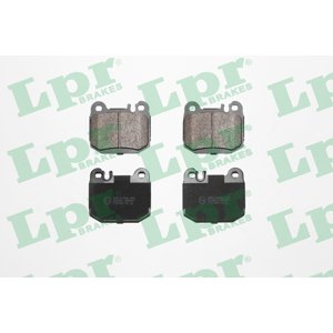 LPR Sada brzdových platničiek kotúčovej brzdy 05P901