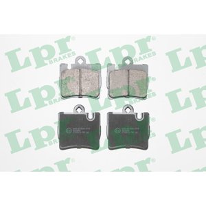 LPR Sada brzdových platničiek kotúčovej brzdy 05P905
