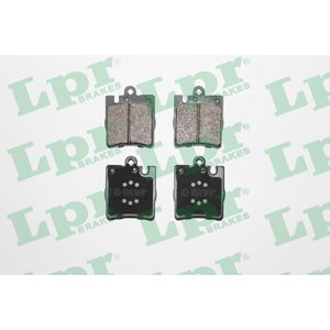 LPR Sada brzdových platničiek kotúčovej brzdy 05P957