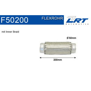 LRT Pružný diel výfuku F50200