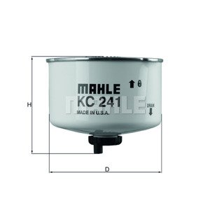 MAHLE ORIGINAL Palivový filter KC241D