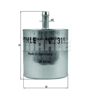MAHLE ORIGINAL Palivový filter KL315