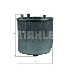 MAHLE ORIGINAL Palivový filter KL780