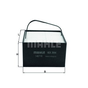 MAHLE ORIGINAL Palivový filter KX394