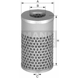 MANN-FILTER Filter pracovnej hydrauliky H617N