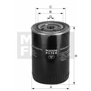 MANN-FILTER Filter pracovnej hydrauliky W12542X