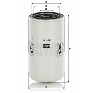 MANN-FILTER Filter pracovnej hydrauliky W 13 240