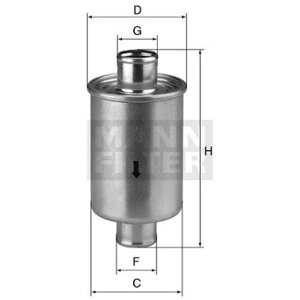 MANN-FILTER Filter pracovnej hydrauliky W8111