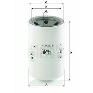 MANN-FILTER Filter pracovnej hydrauliky W9251