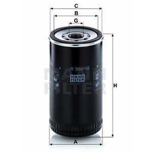 MANN-FILTER Olejový filter W 950/48