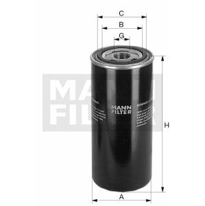 MANN-FILTER Filter pracovnej hydrauliky WD131456