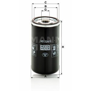 MANN-FILTER Hydraulický filter automatickej prevodovky WD7245