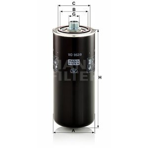 MANN-FILTER Filter pracovnej hydrauliky WD9629