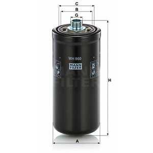 MANN-FILTER Hydraulický filter automatickej prevodovky WH 960
