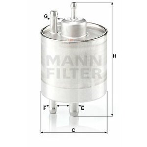 MANN-FILTER Palivový filter WK5135