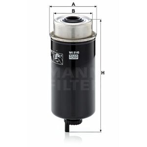MANN-FILTER Palivový filter WK8145