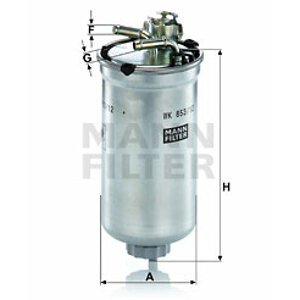 MANN-FILTER Palivový filter WK 853/12 Z