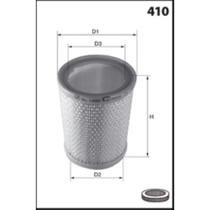 MECAFILTER Vzduchový filter EL1680