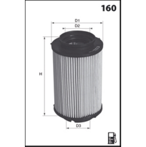 MECAFILTER Palivový filter ELG5454
