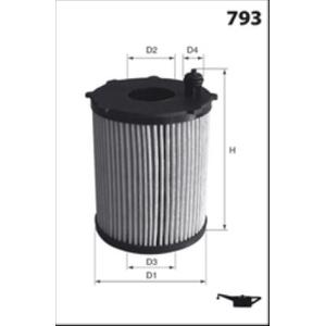 MECAFILTER Olejový filter ELH4326
