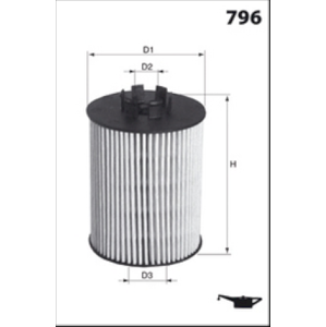 MECAFILTER Olejový filter ELH4470