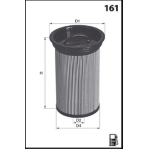 MECAFILTER Palivový filter JLG5445