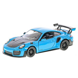 Auto Porsche 911 GT2 RS 1:36 kov na spätný chod - modré