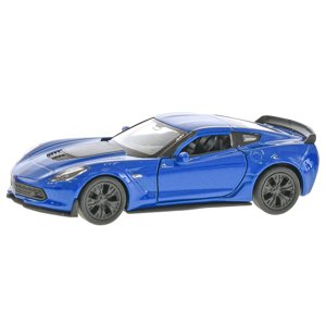 Auto Corvette Z06 11,5 cm kov na spätný chod - modré