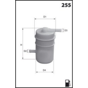 MISFAT Palivový filter E129