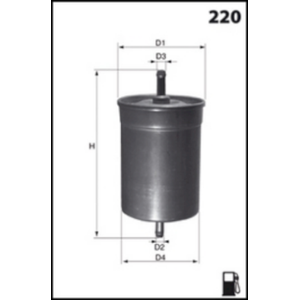 MISFAT Palivový filter E510