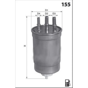 MISFAT Palivový filter M635
