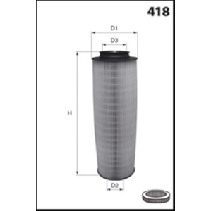 MISFAT Vzduchový filter R152