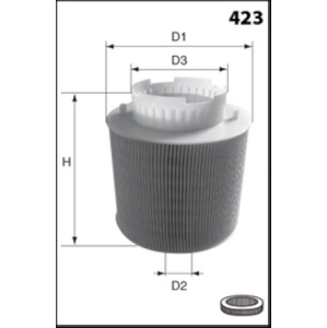 MISFAT Vzduchový filter R295