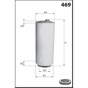 MISFAT Vzduchový filter R353