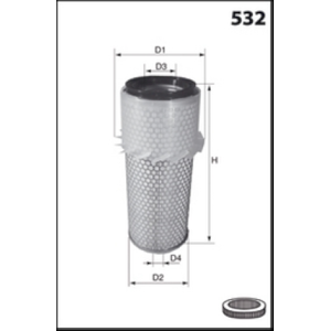 MISFAT Vzduchový filter R743