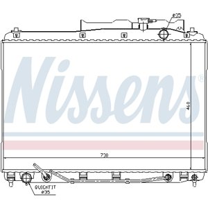 NISSENS Chladič motora 67528