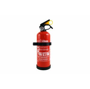 Práškový hasiaci prístroj ABC s manometrom a vešiakom, 1 kg