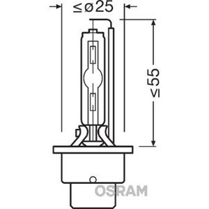 OSRAM Žiarovka pre diaľkový svetlomet 66240CBB-HCB